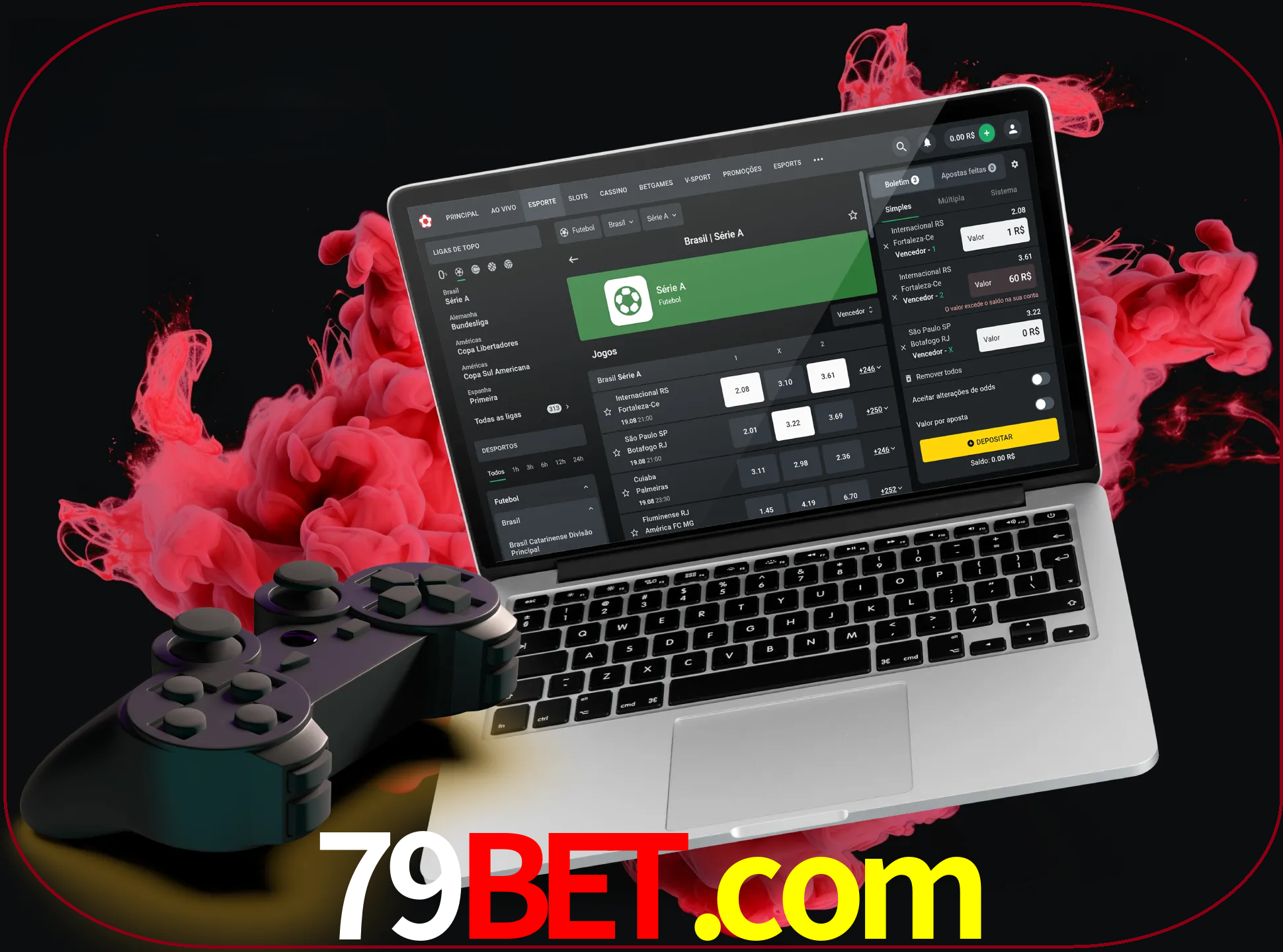 Visite a secção especial de jogos de vídeo em 79bet para descobrir em que jogos pode apostar e ganhar muito dinheiro.